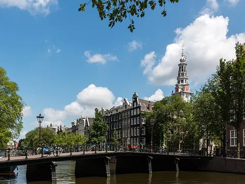 A canal bridge in the old centre