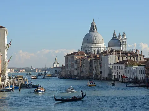 The Grand Canal and Santa Maria della Salute