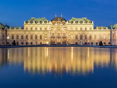 The Belvedere at dusk